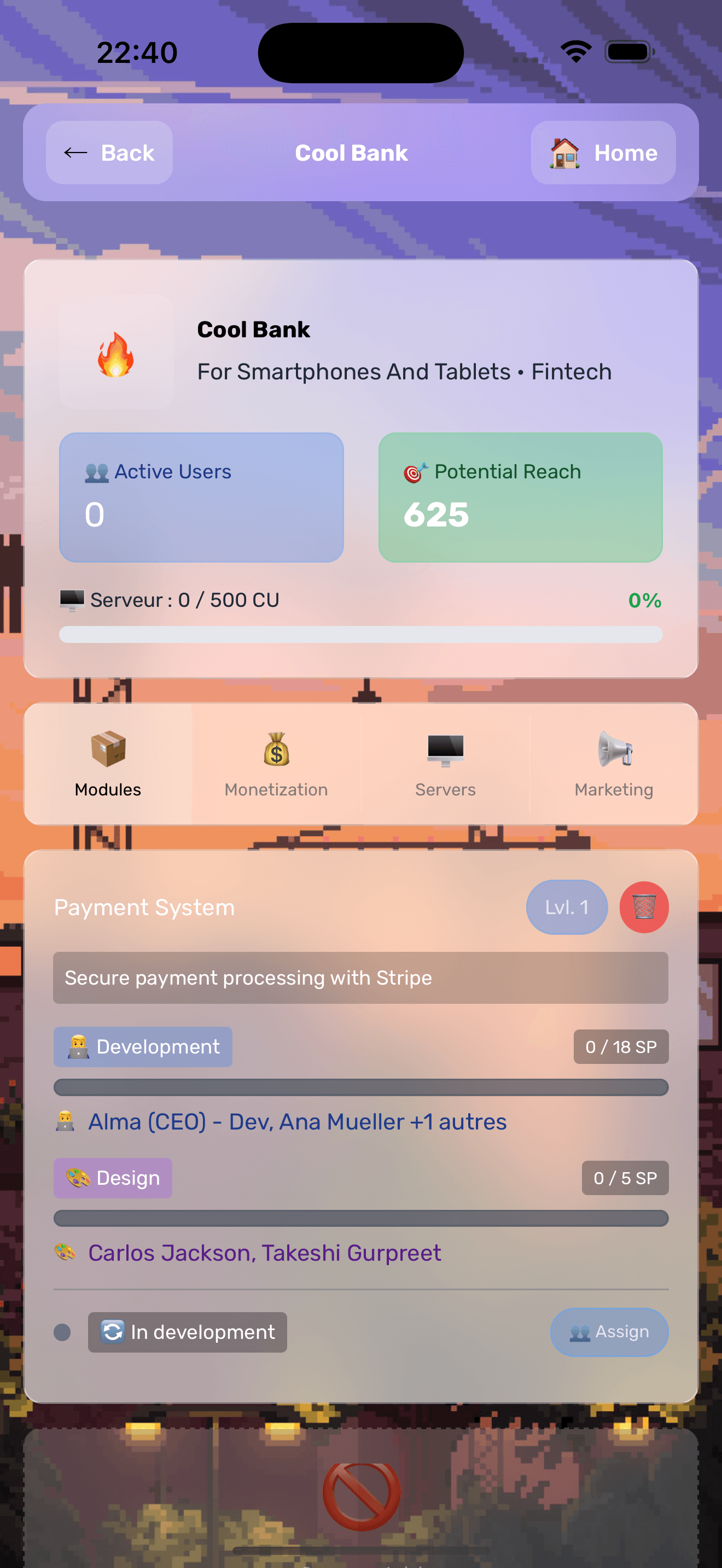 SeedToScale — écran de jeu 4